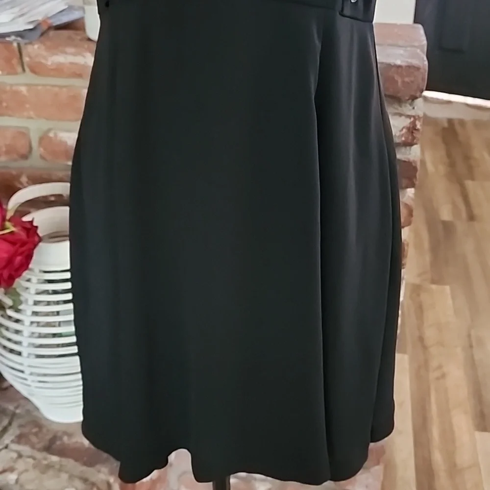 Greylin x Anthropologie Black Lace-Up Sleeveless Midi Dress - Picture 3 of 7